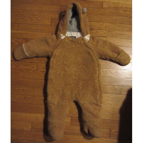 Combinaison Hiver À Capuche Bébé 9 Mois 69-72cm 9kg Kiabi Chaude Peu Portée