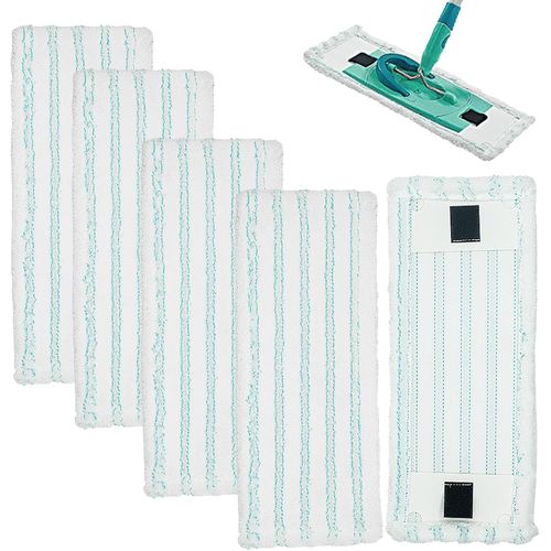 5Pièces Serpillères de Rechange pour Clean Twist M Ergo Micro Duo 38x16cm Housse de Rechange compatibles avec Housse de Rechange en Microfibre pour Tous Les Sols.[W93]