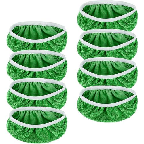 Lot de 8 chiffons à poussière s,lavables en microfibre,chiffons pour sols secs et humides,chiffons pour balai en microfibre de rechange (8).[W913]