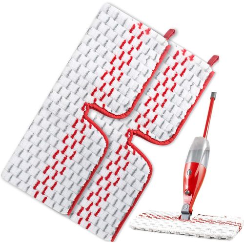 2 Pièces Replacement Microfibre Pad pour Vileda 1-2 Spraymax Absorbante Recharge Balai Microfibre Kit,Replacement Microfibre Pad ,pour Taches de Nettoyage,Lavage Sol.[W189]