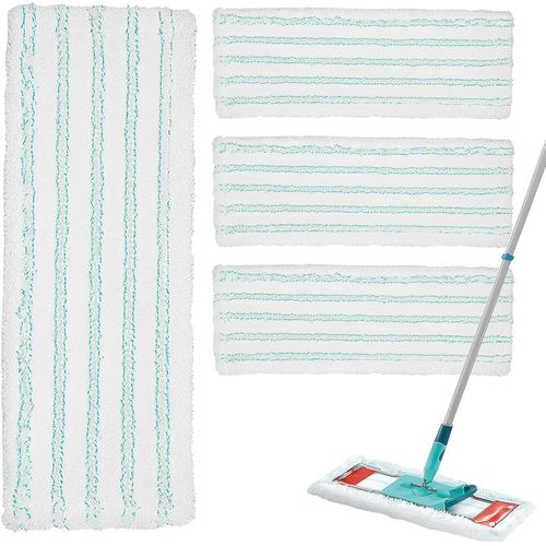 Lot de 2 serpillères en microfibre pour tous les sols-Accessoires de rechange pour balai Clean Twist M Ergo Micro Duo.[W842]
