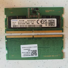 Samsung RAM 16Go Kit (2x8Go) DDR5 SODIMM PC5 5600MHz mémoire vive pour ordinateur portable