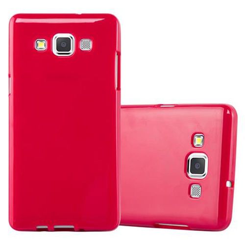 Cadorabo Housse Compatible Avec Samsung Galaxy A5 2015 En Jelly Rouge - Étui De Protection En Silicone Tpu Flexible
