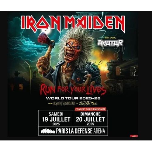 Place De Concert Iron Maiden - La Defense Arena, Paris - 20/07/25