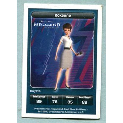 Carte Dreamworks - " Megamind " - Réf 167 - Roxanne - 2010
