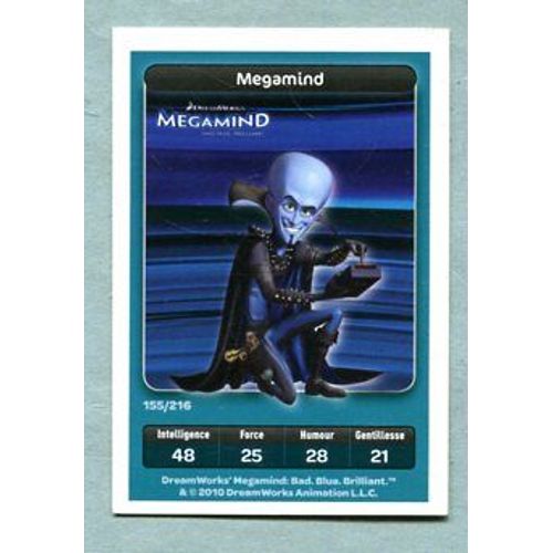 Carte Dreamworks - " Megamind " - Réf 155 - Megamind - 2010