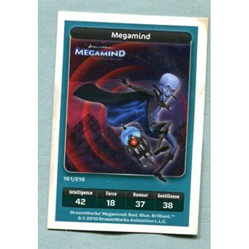 Carte Dreamworks - " Megamind " - Réf 161 - Megamind - 2010