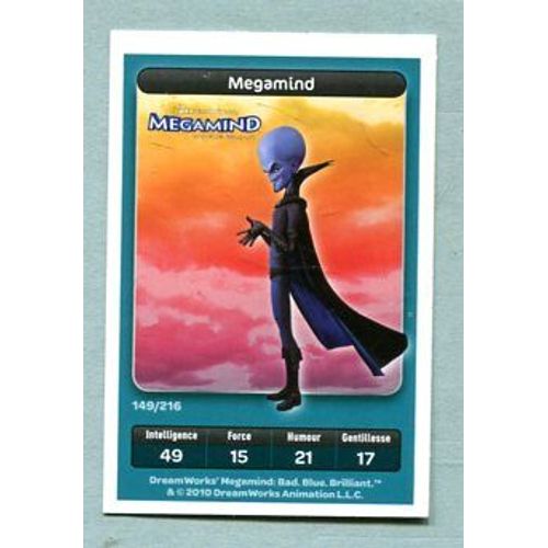 Carte Dreamworks - " Megamind " - Réf 149 - Megamind - 2010