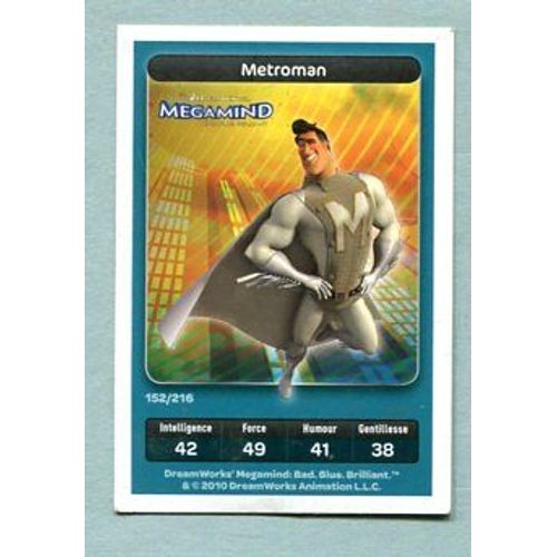 Carte Dreamworks - " Megamind " - Réf 152 - Metroman - 2010