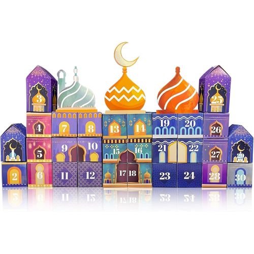 Calendrier Ramadan Pour Enfants, Decoration Ramadan 2024, Deco Ramadan 2024, Eid Mubarak Decoration Interieur Maison Salon Chambre Table, Idee Cadeau Musulman.[G1247]