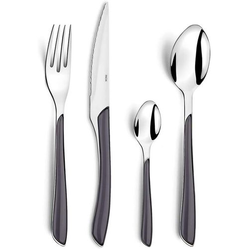 Coffret 24 Couverts Pour 6 Personnes - Gris