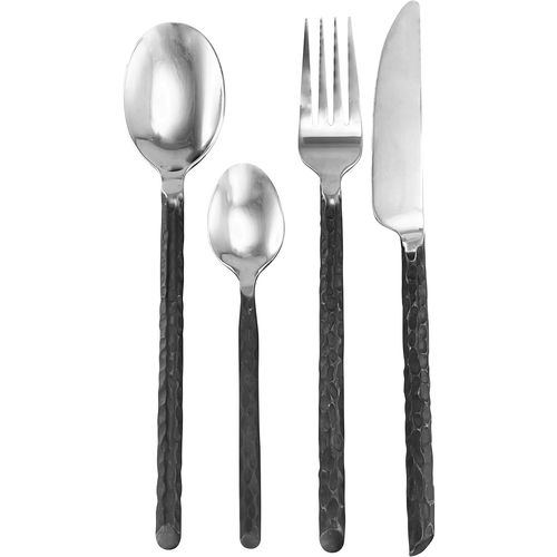 Ménagère 24 Pièces - Service De Table - Acier Inox - Fourchettes - Cuillères - Couteaux Table - Set Couvert Cuisine - Couverts De Table - 12 Personnes