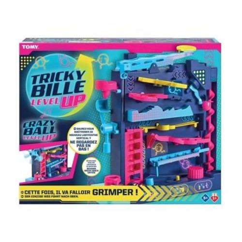 Jeu Tricky Bille Level Up Niveau 3 - Parcours De Billes Vertical - Circuit, Labyrinthe, Obstacles, Defis Gravite - Set Action Enfant Et Carte