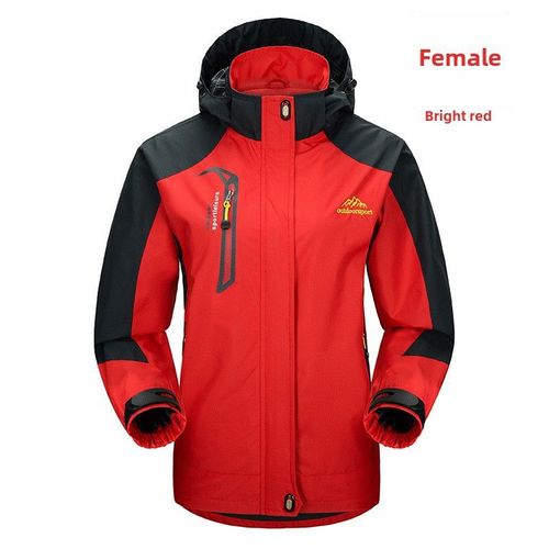 Veste De Sport D'extérieur Pour Femme Nouveau Modèle Printemps-Automne Mince Pour Livraison Rapide Veste De Travail Avec Logo Unique Grande Rouge Sans Capuche Taille M