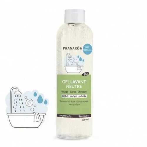 Gel Lavant Neutre Bio Pranarom - 500 Ml 