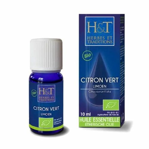 Huile Essentielle Citron Vert Bio Herbes Et Traditions - 10 Ml Huile Essentielle - Essence - Fleur De Bach 