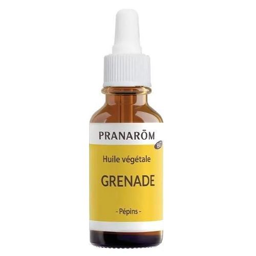 Huile Végétale Grenade Bio - Pranarom - Soin Revitalisant Pour Peaux Matures - 30ml 