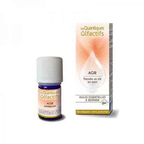 Huile Essentielle - Essence - Fleur De Bach Les Quantiques Olfactifs Bio - Agir Deva - 5 Ml 