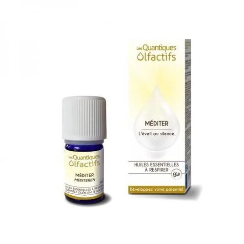Quantiques Olfactifs Bio | Huiles Essentielles A Respirer | Olfactothérapie | 5 Ml | Méditer | Deva 