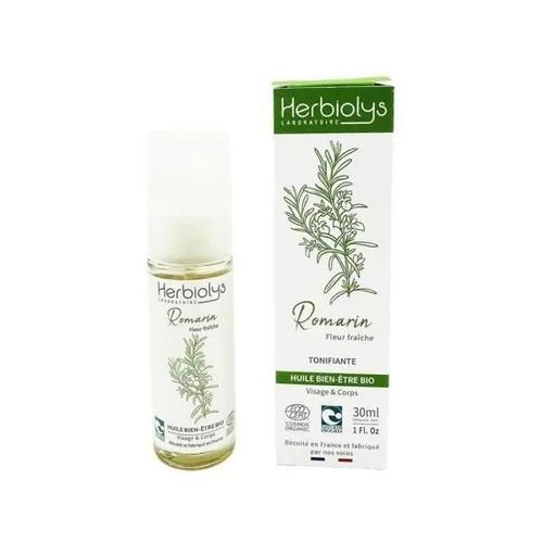 Huile Bien-Être Romarin Bio Herbiolys - 30 Ml - Hydratant Corps - Hydratant Multi-Usage 