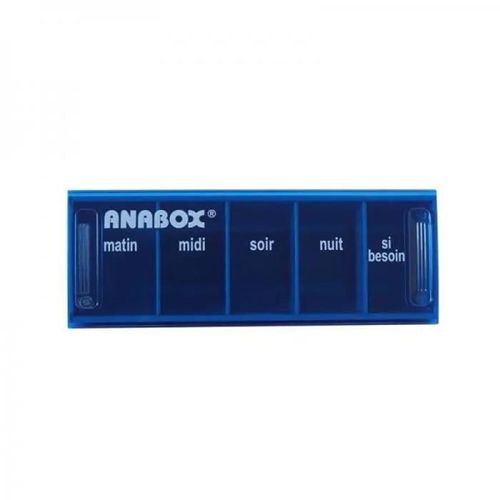 Pilulier Journalier Bleu Clair Anabox - 1 Pilulier 