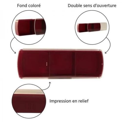 Pilulier Journalier | 3 Cases | Raisin | Anabox 