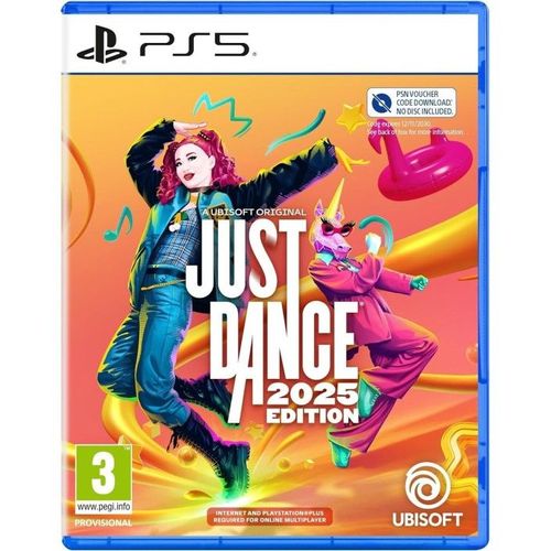 Juego Just Dance 2025 Carátula Con Código De Descarga Para Playstation 5 | Ps5
