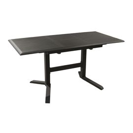 Table De Jardin Rectangulaire Extensible Sotta En Aluminium - Graphite 110/150 Cm