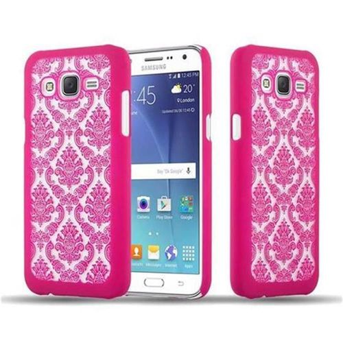 Coque Pour Samsung Galaxy J5 2015 Hard Case Étui Rigide Protection Fleur Housse