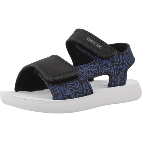 Chaussures Geox B Sandal Lightfloppy Colour Bleu