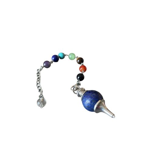 Pendule ésotérique voyance bleu