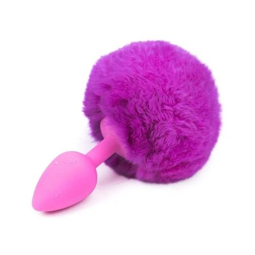 Plug Anal En Silicone Pour Hommes Et Femmes,Queue De Lapin,Jeux Cosplay,Flirt Pour Cadeau,Jouets Sexuels Pour Couples - Purple Pink