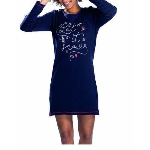 Pyjama Coton Melissa Brown Alpes Liquette Marine
