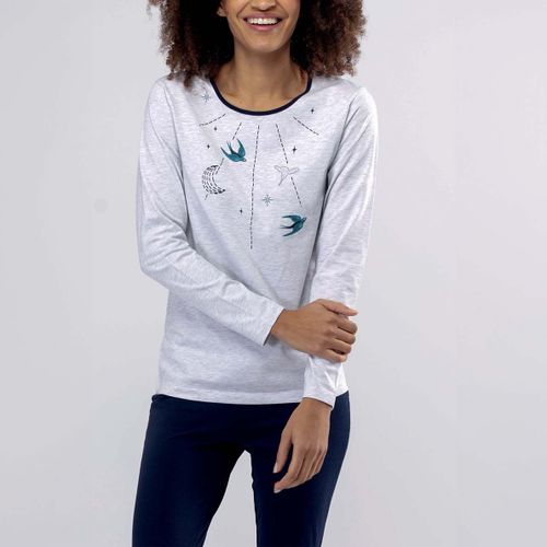 Pyjama Coton Melissa Brown Bir Gris