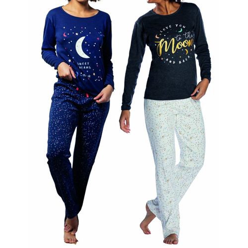 Pyjama Coton Melissa Brown Disco Reversible Pack De 2