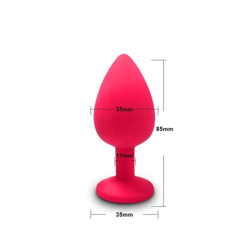 Mayor-Plug Anal Intérieur Pour Hommes Et Femmes,Plug Anal Avec Poignées Amovibles,Jouet Sexuel Féminin En Diamant - Ap-M-Rd-B11