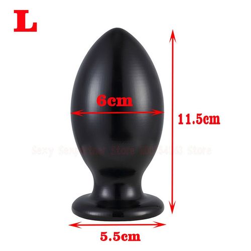 Énorme Dilatateur Anal Pour Adultes,Gros ?Uf,Fist,Plug Anal,Gode,Jouets Sexuels Pour Hommes Et Femmes,Masseur De - Black-L-E10