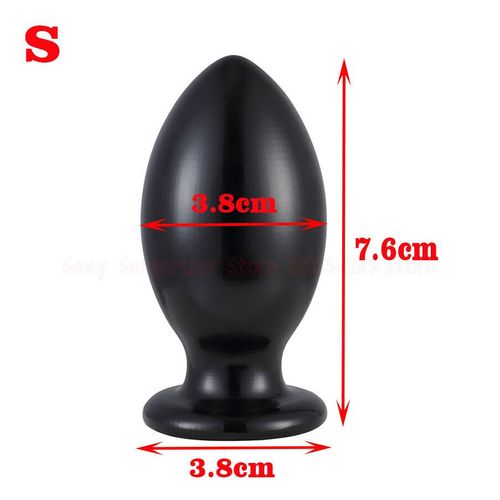Énorme Dilatateur Anal Pour Adultes,Gros ?Uf,Fist,Plug Anal,Gode,Jouets Sexuels Pour Hommes Et Femmes,Masseur De - Black-S-D56