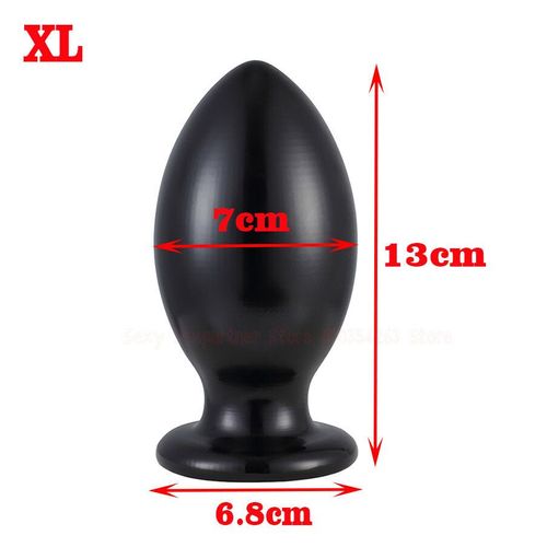 Énorme Dilatateur Anal Pour Adultes,Gros ?Uf,Fist,Plug Anal,Gode,Jouets Sexuels Pour Hommes Et Femmes,Masseur De - Black-Xl-B4