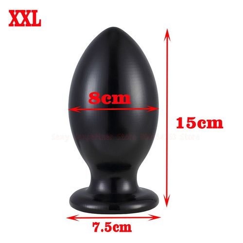 Énorme Dilatateur Anal Pour Adultes,Gros ?Uf,Fist,Plug Anal,Gode,Jouets Sexuels Pour Hommes Et Femmes,Masseur De - Black-Xxl-D