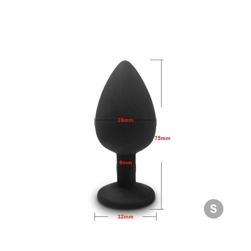 Mayor-Plug Anal Intérieur En Silicone Souple Pour Hommes Et Femmes,Jouet Sexuel Anal,Facile À Nettoyer,Plug Anal- Ap01-S-E243