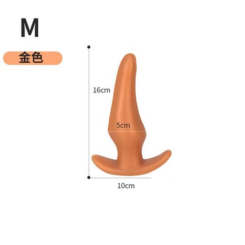 Plug Anal Souple En Silicone Liquide Pour Hommes Et Femmes,Massage De La Prostate,Jouets Sexuels Pour Adultes,Plug - Gold M-E212