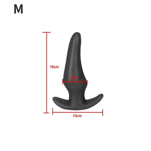 Plug Anal Souple En Silicone Liquide Pour Hommes Et Femmes,Massage De La Prostate,Jouets Sexuels Pour Adultes,Plug - Black M-C53