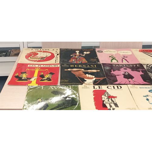 Collection De 11 Disques Vinyles D’?uvres Littéraires Classiques