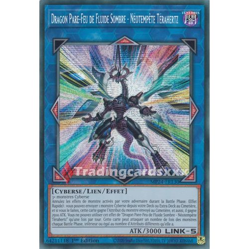 Yu-Gi-Oh! Dragon Pare-Feu De Fluide Sombre Néotempête Térahertz Prismatique Secret Rare (Pse) Mp24-Fr130
