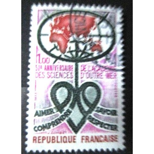 1973. F1760: 50ème Anniversaire De L'académie Des Sciences D'outre-Mer.