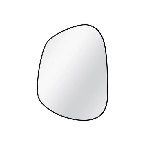 Miroir métal noir organic 50x68 cm
