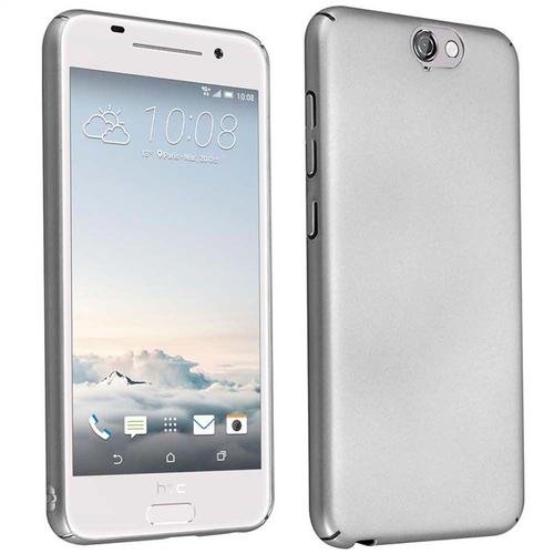 Cadorabo Housse Compatible Avec Htc One A9 En Metallic Argent - Hard Case Étui De Protection D'aspect Métallique Contre Les Rayures Et Les Chocs