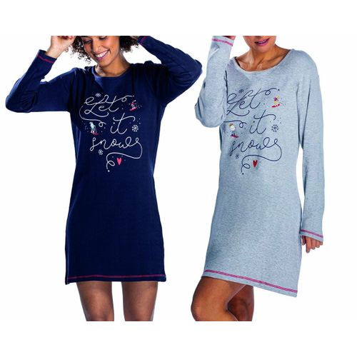 Pyjama Coton Melissa Brown Alpes Liquette Pack De 2