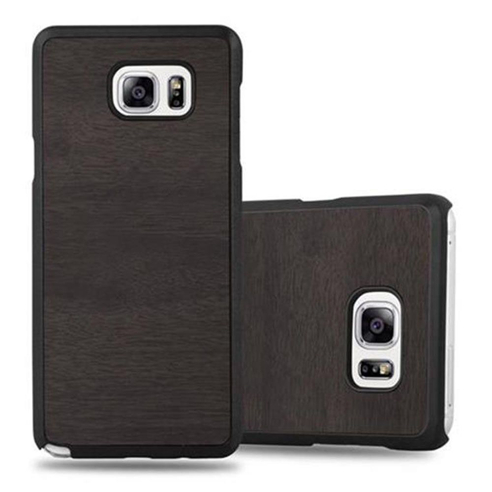 Coque Pour Samsung Galaxy Note 5 Hard Case Étui Rigide Protection Bois Cover